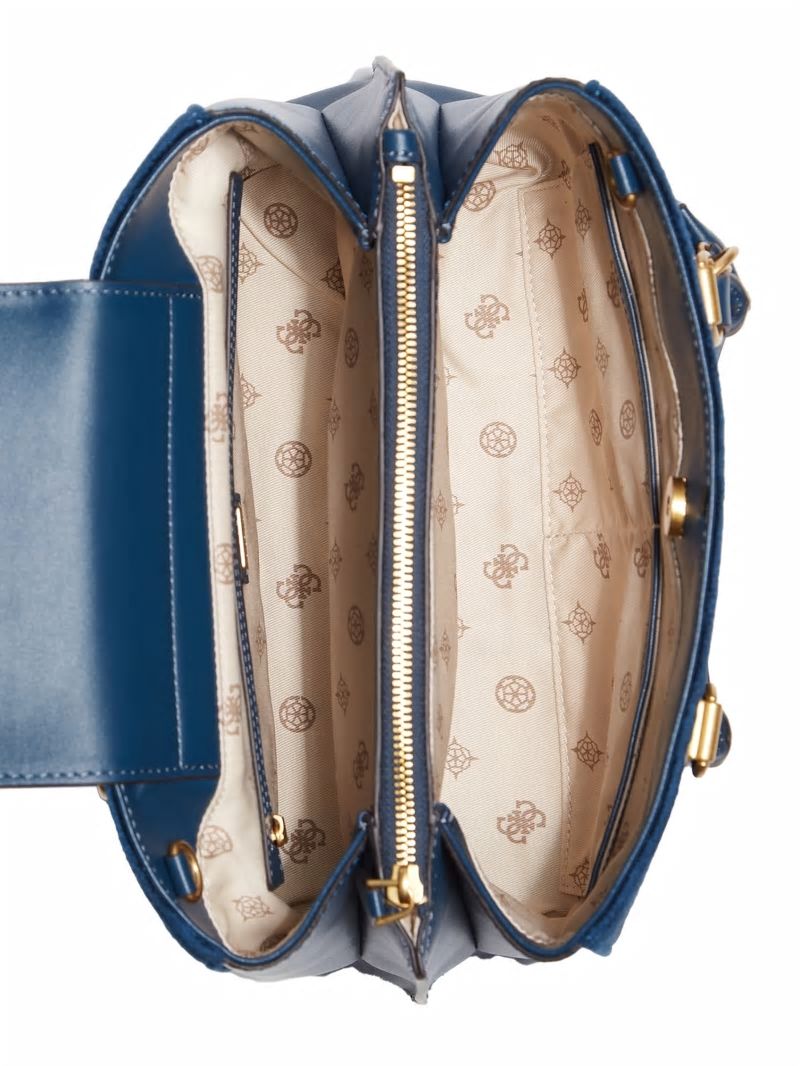 Guess Ales Girlfriend Satchel - Blue Guess Ales Girlfriend Satchel - Blue