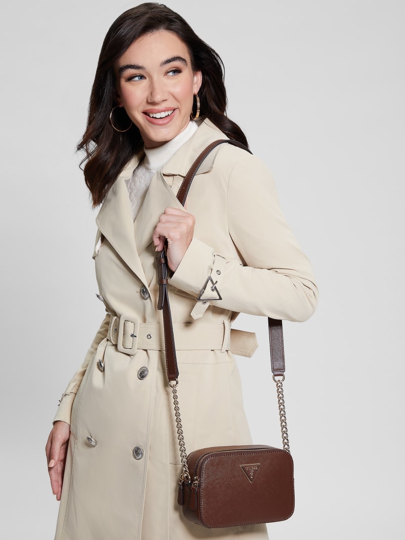 Guess Noelle Camera Crossbody - Brown Guess Noelle Camera Crossbody - Brown