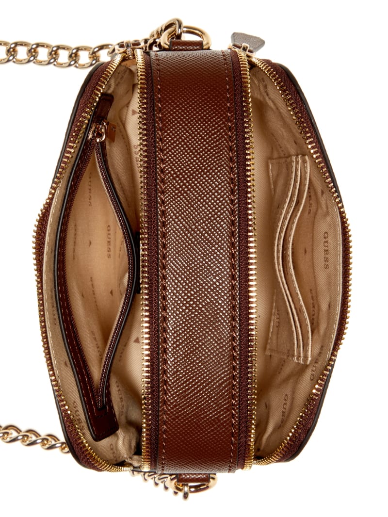Guess Noelle Camera Crossbody - Brown Guess Noelle Camera Crossbody - Brown