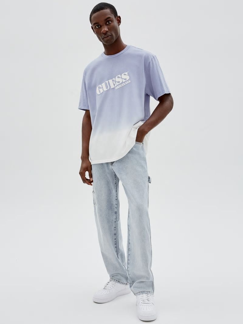 Guess GUESS Originals Dip-Dye Logo Tee - Sonic Pearl Multi Guess GUESS Originals Dip-Dye Logo Tee - Sonic Pearl Multi