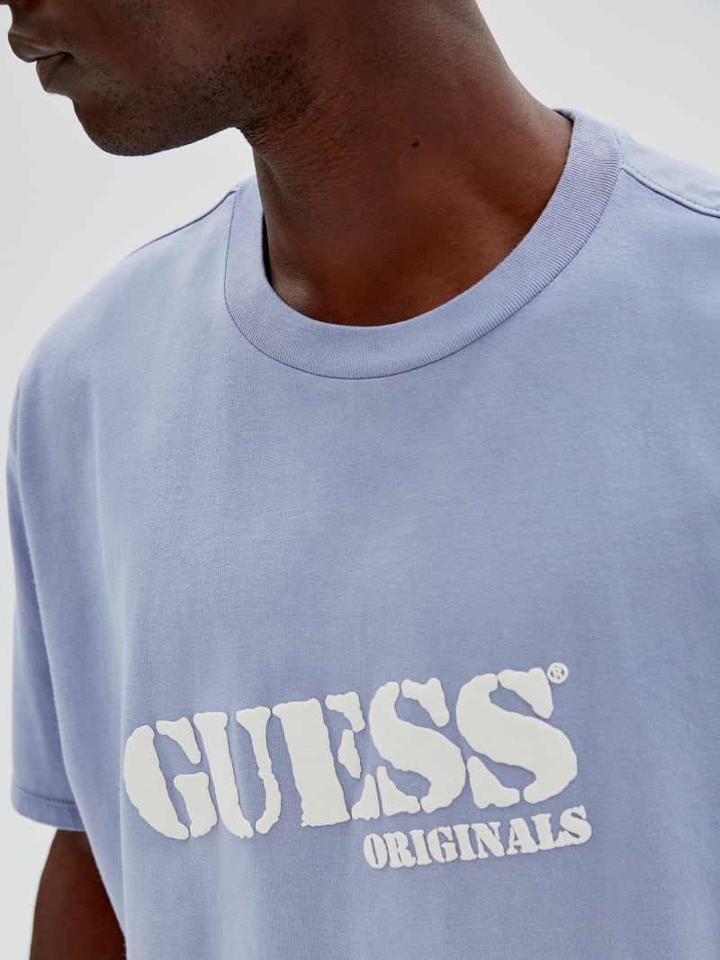 Guess GUESS Originals Dip-Dye Logo Tee - Sonic Pearl Multi Guess GUESS Originals Dip-Dye Logo Tee - Sonic Pearl Multi