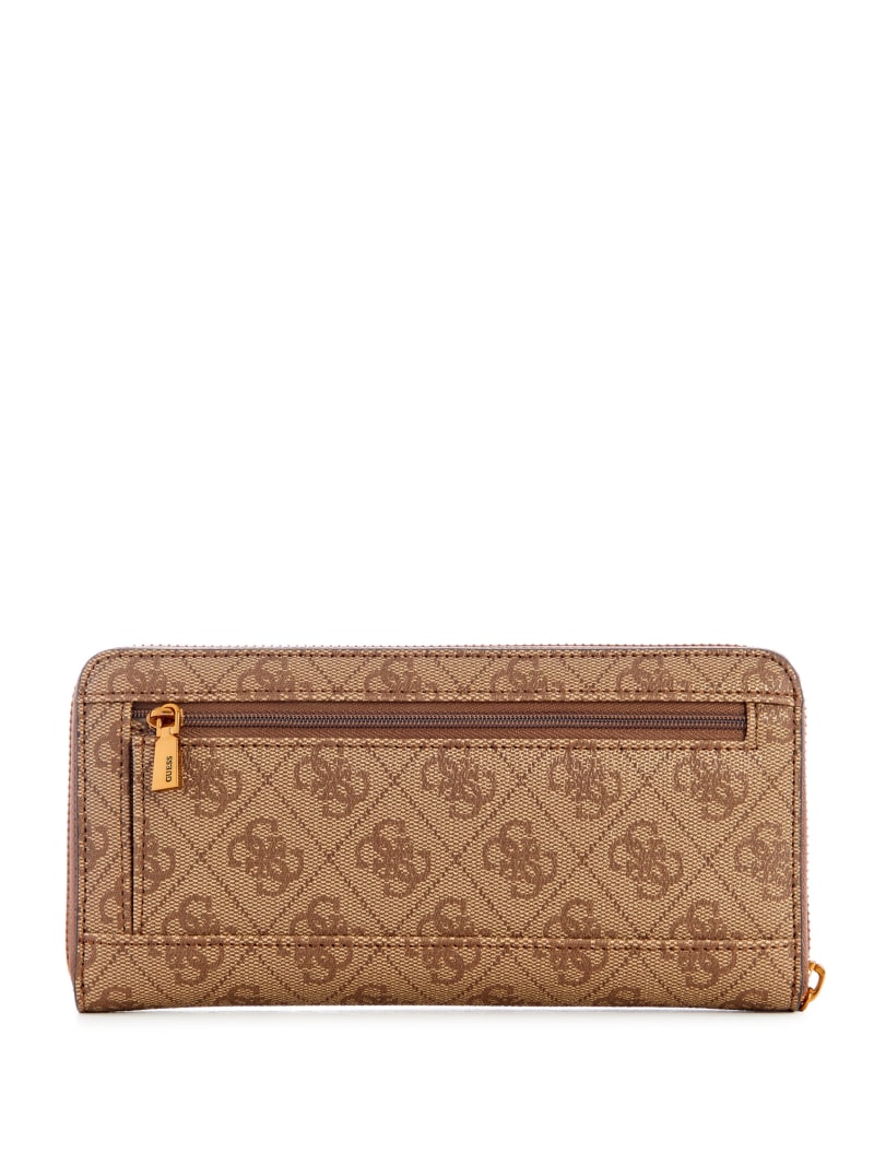 Guess Sestri Logo Large Zip-Around Wallet - Light Vintage Guess Sestri Logo Large Zip-Around Wallet - Light Vintage