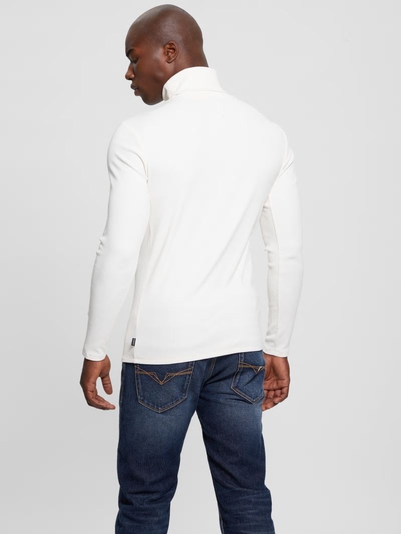 Guess Mateo Turtleneck Tee - Vanilla Cream Guess Mateo Turtleneck Tee - Vanilla Cream