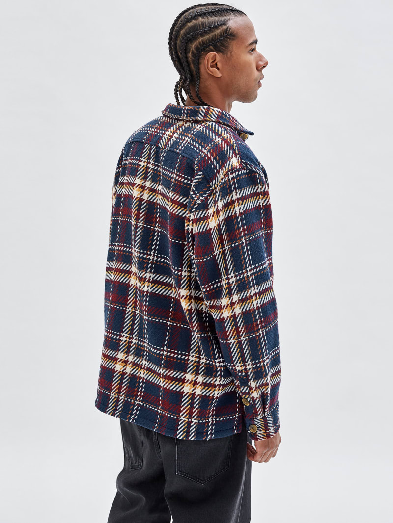 Guess GUESS Originals Shirt Jacket - Medieval Blue Guess GUESS Originals Shirt Jacket - Medieval Blue