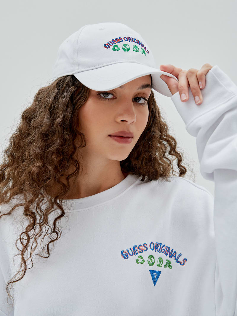 Guess GUESS Originals Eco Earth Hat - Off White Guess GUESS Originals Eco Earth Hat - Off White
