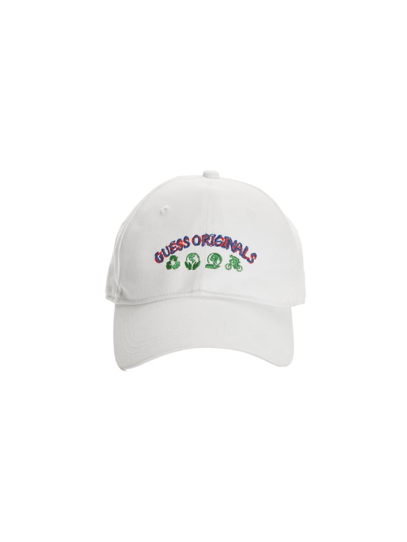Guess GUESS Originals Eco Earth Hat - Off White Guess GUESS Originals Eco Earth Hat - Off White