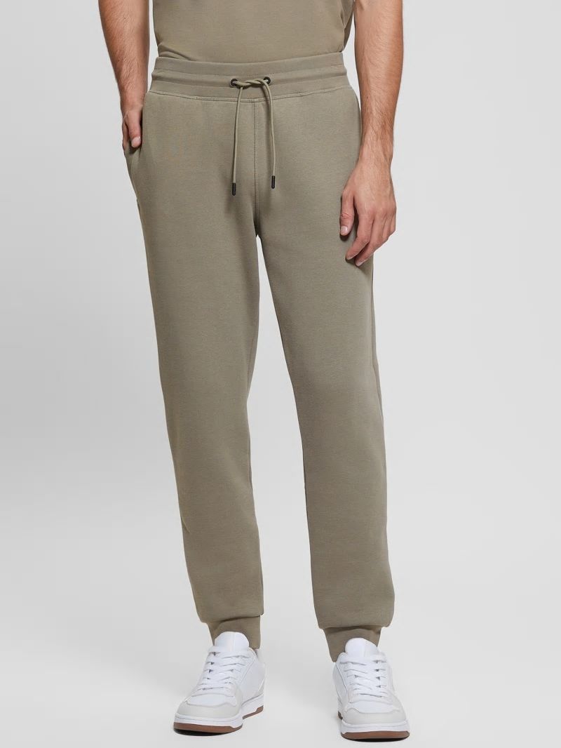 Guess Eco Aldwin Logo Pants - Mossy Green Guess Eco Aldwin Logo Pants - Mossy Green