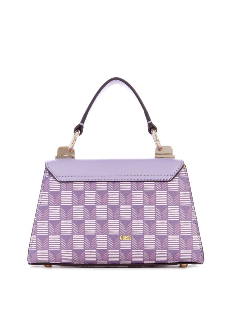 Guess Hallie Mini Fold-Over Flap Bag - Lilac Guess Hallie Mini Fold-Over Flap Bag - Lilac