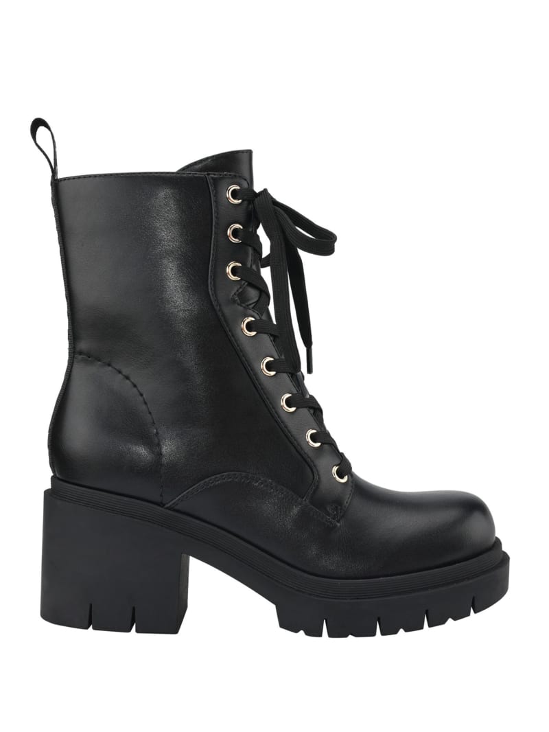 Guess Juel Lace-Up Booties - Black 001 Guess Juel Lace-Up Booties - Black 001