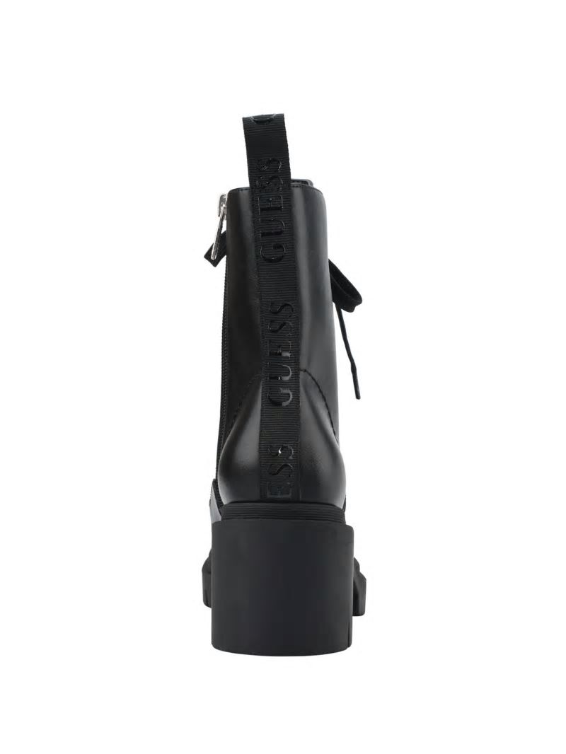 Guess Juel Lace-Up Booties - Black 001 Guess Juel Lace-Up Booties - Black 001