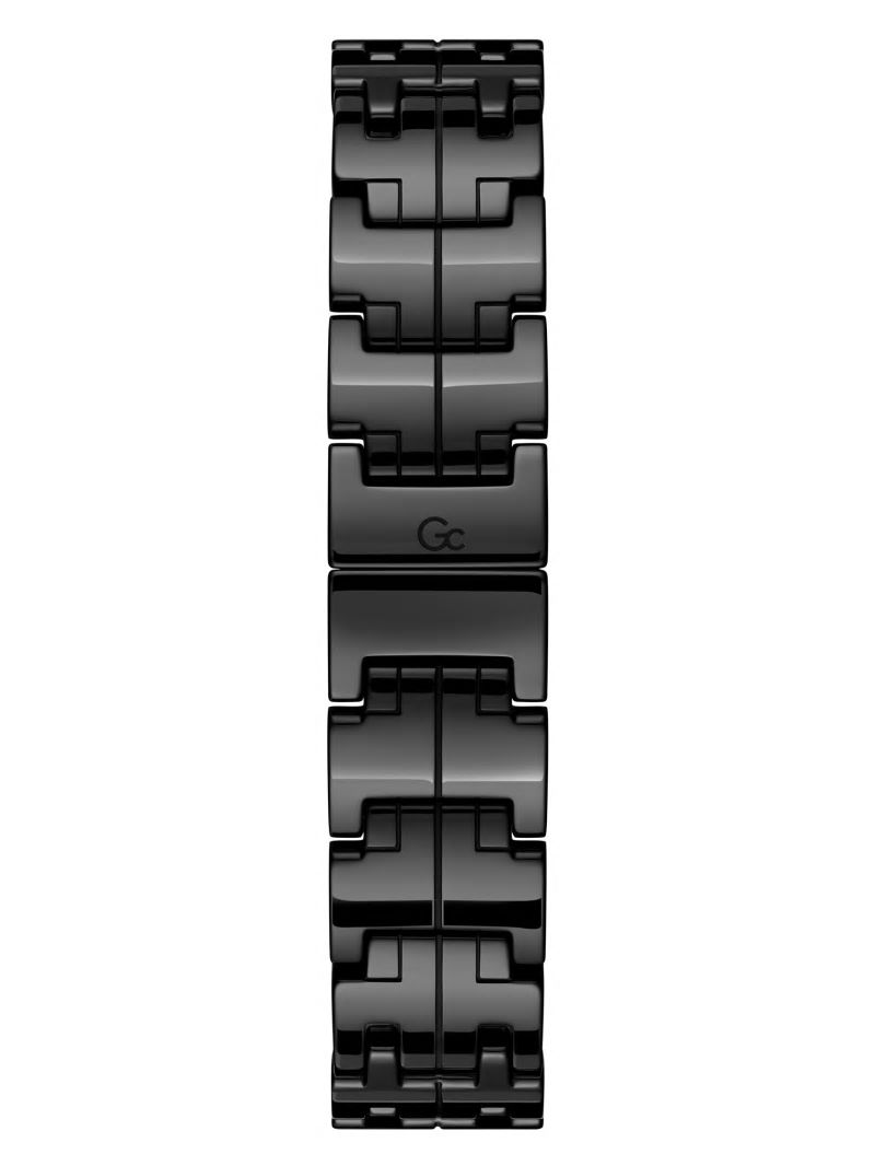 Guess Black Mother-of-Pearl and Ceramic Analog Watch - Rose Gold