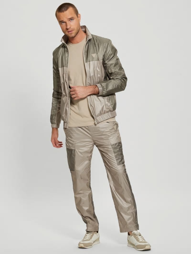 Guess Wilfred Pant - Pasadena With Green Block Guess Wilfred Pant - Pasadena With Green Block