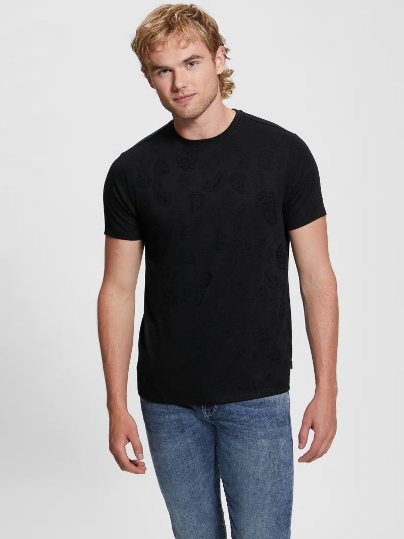 Guess Paisley Tee - Black Guess Paisley Tee - Black