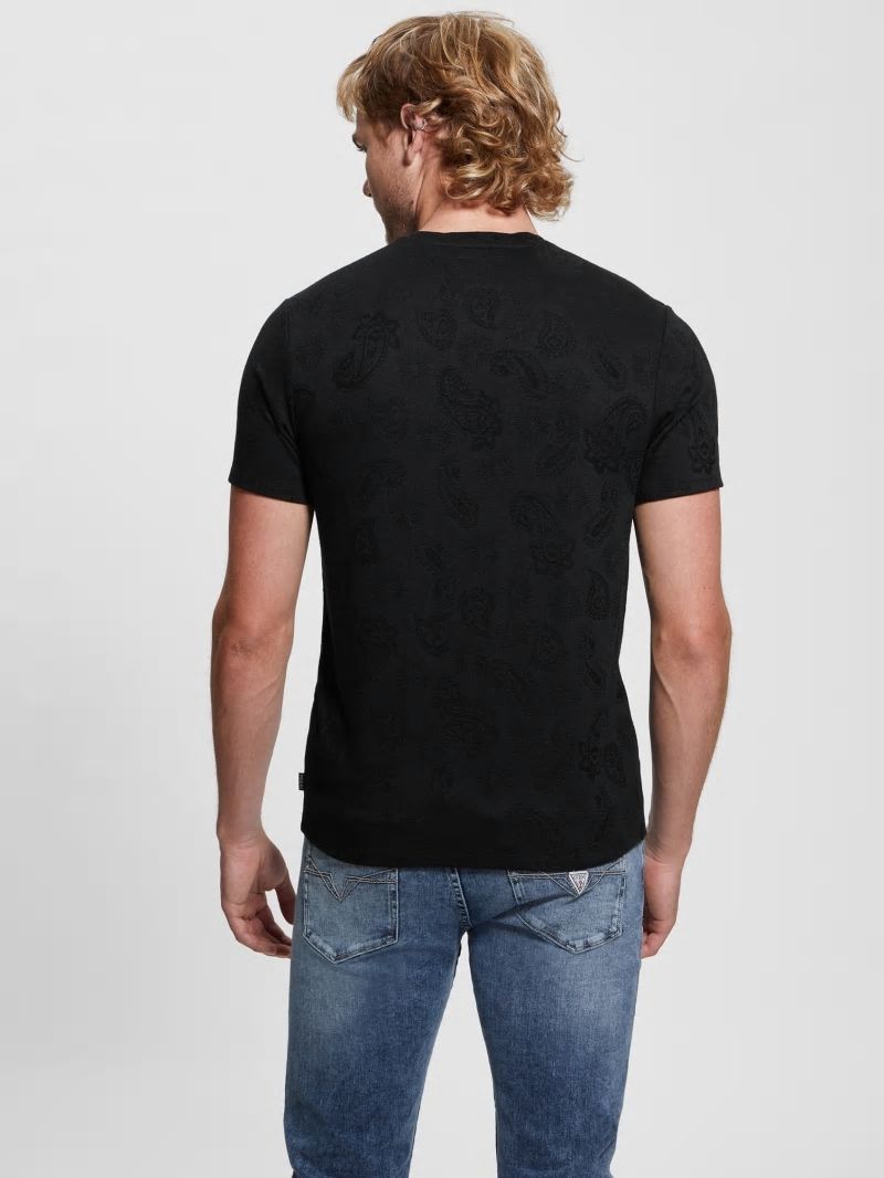 Guess Paisley Tee - Black Guess Paisley Tee - Black