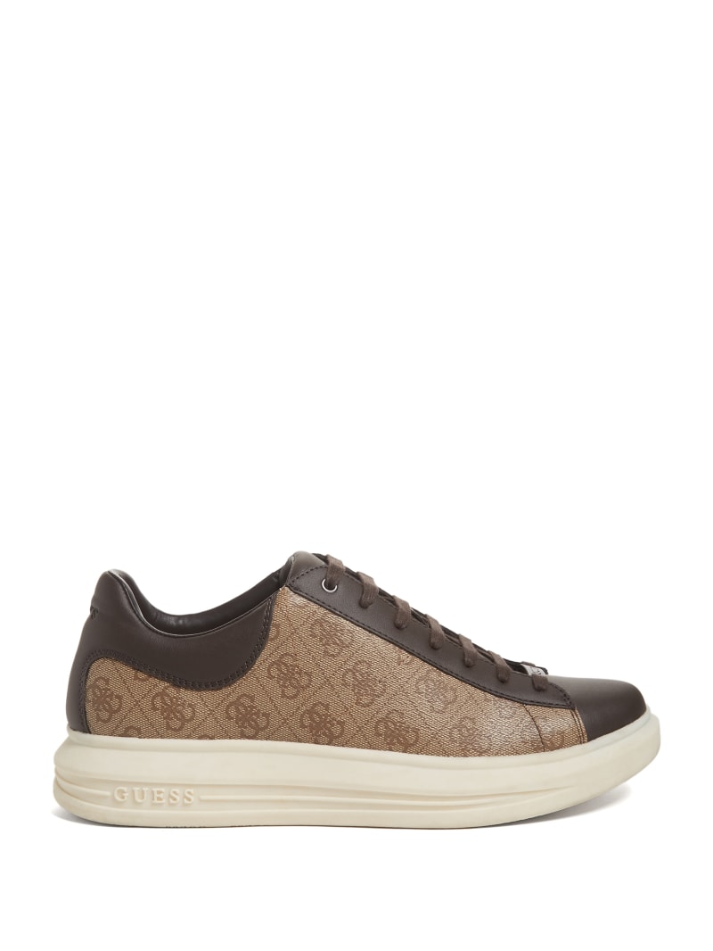 Guess Vibo Quattro G Low-Top Sneakers - Tan Champagne Guess Vibo Quattro G Low-Top Sneakers - Tan Champagne