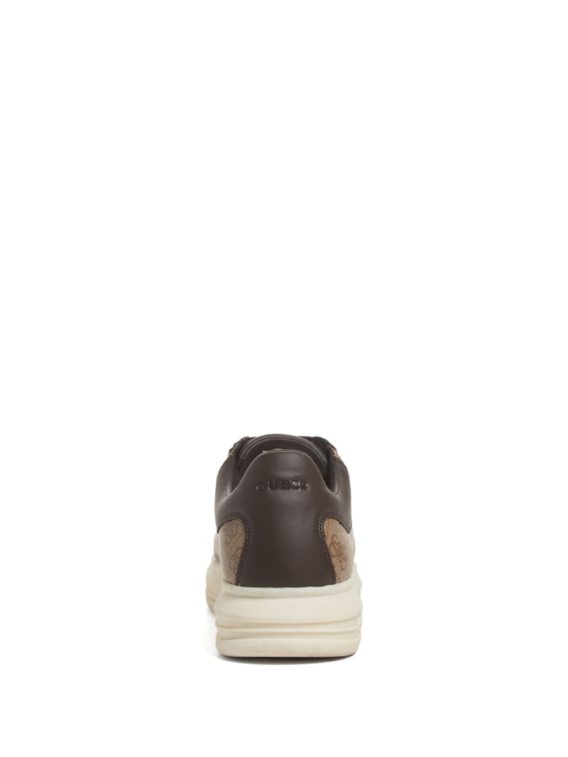 Guess Vibo Quattro G Low-Top Sneakers - Tan Champagne Guess Vibo Quattro G Low-Top Sneakers - Tan Champagne