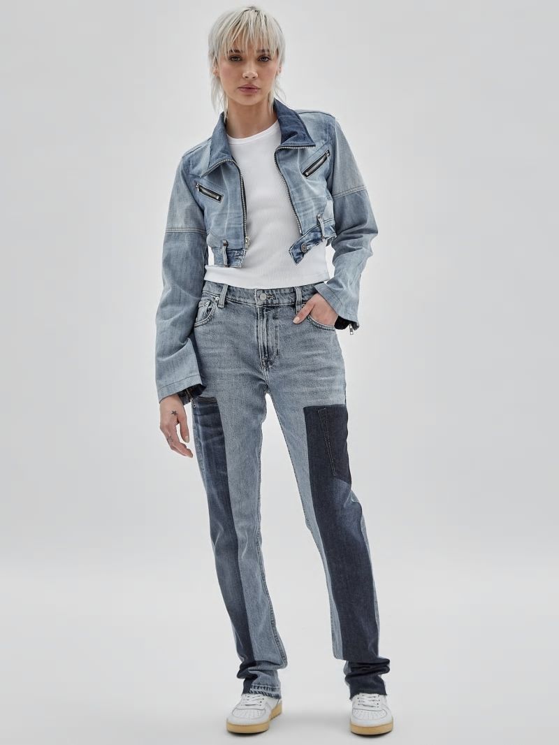Guess GUESS Originals x Homeboy Upcycled Paneled Jeans - Upcycled Denim Multi Guess GUESS Originals x Homeboy Upcycled Paneled Jeans - Upcycled Denim Multi