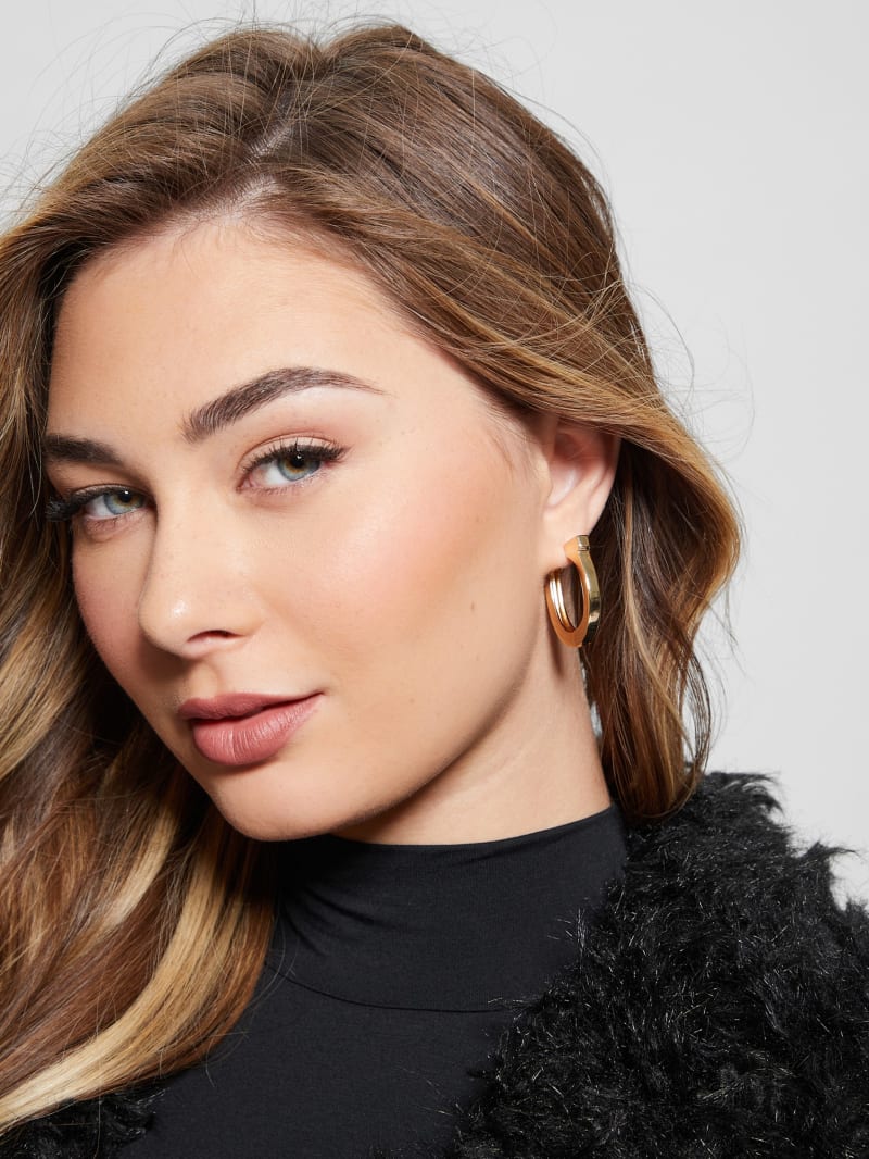 Guess Gold-Tone G Hoop Earrings - Gold Guess Gold-Tone G Hoop Earrings - Gold