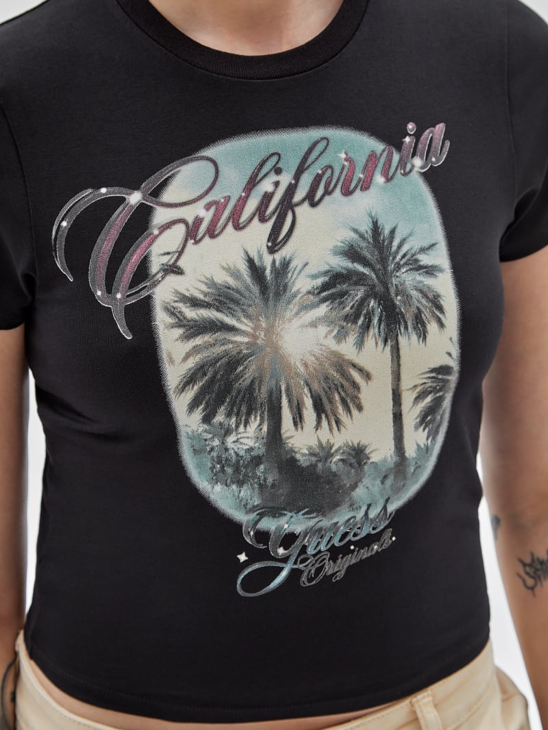 Guess GUESS Originals California Baby Tee - Black Guess GUESS Originals California Baby Tee - Black