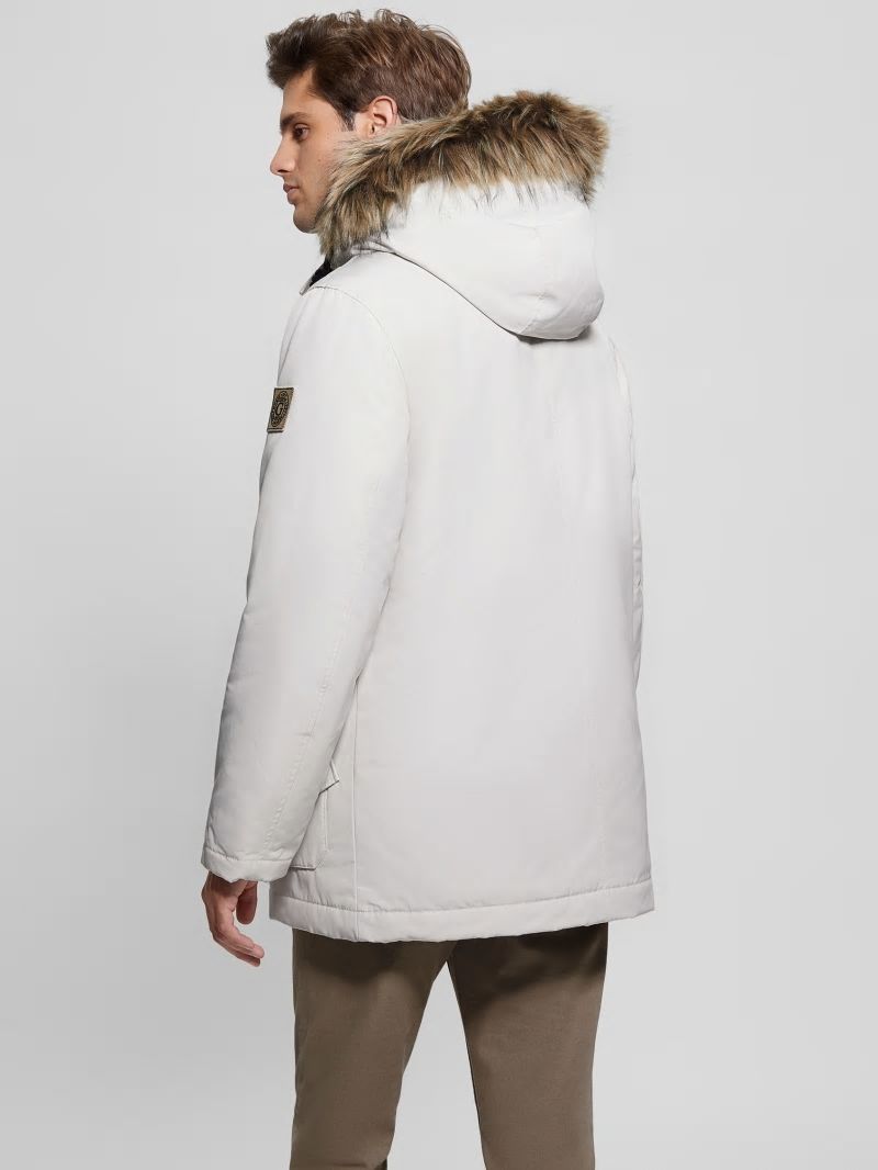 Guess Winter Faux-Fur Parka - Muted Stone Guess Winter Faux-Fur Parka - Muted Stone