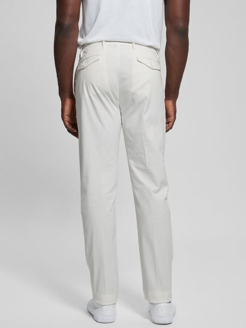 Guess Noah Straight Pants - Salt White Guess Noah Straight Pants - Salt White