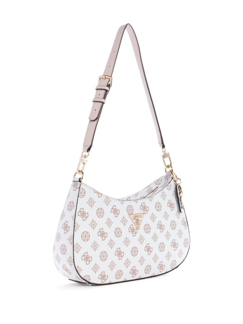 Guess Noelle Peony Logo Shoulder Bag - Willow Guess Noelle Peony Logo Shoulder Bag - Willow