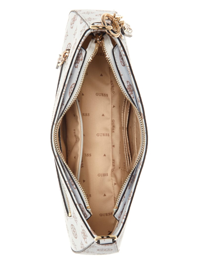 Guess Noelle Peony Logo Shoulder Bag - Willow Guess Noelle Peony Logo Shoulder Bag - Willow