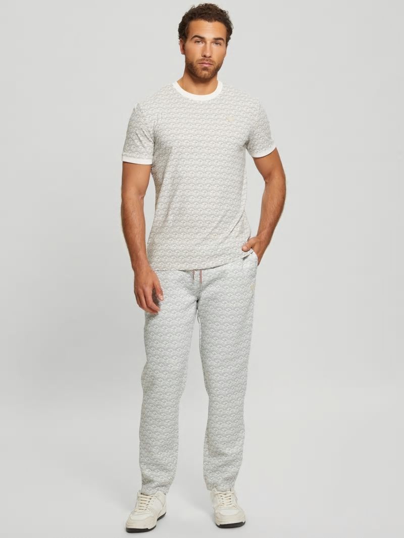 Guess Rolph Signature Cube Pants - Macro G Cube White Combo Guess Rolph Signature Cube Pants - Macro G Cube White Combo