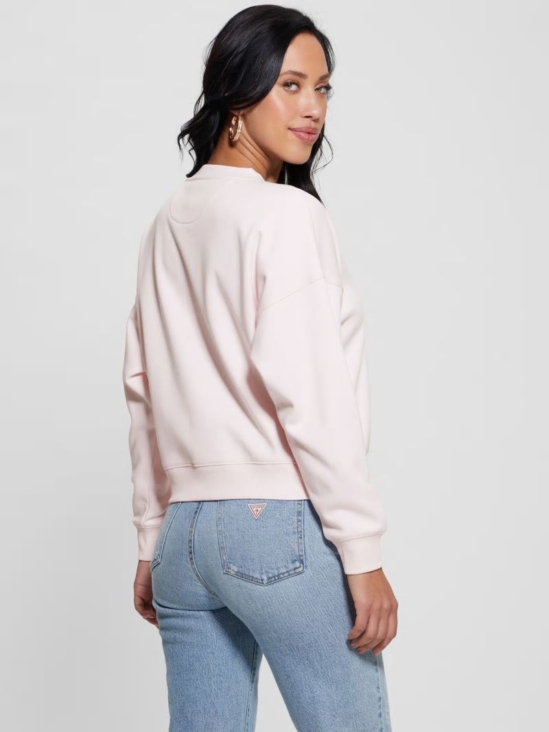 Guess Eco Relaxed Sweatshirt - Low Key Pink Guess Eco Relaxed Sweatshirt - Low Key Pink