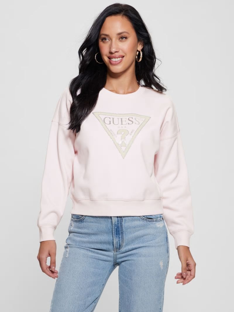 Guess Eco Relaxed Sweatshirt - Low Key Pink Guess Eco Relaxed Sweatshirt - Low Key Pink