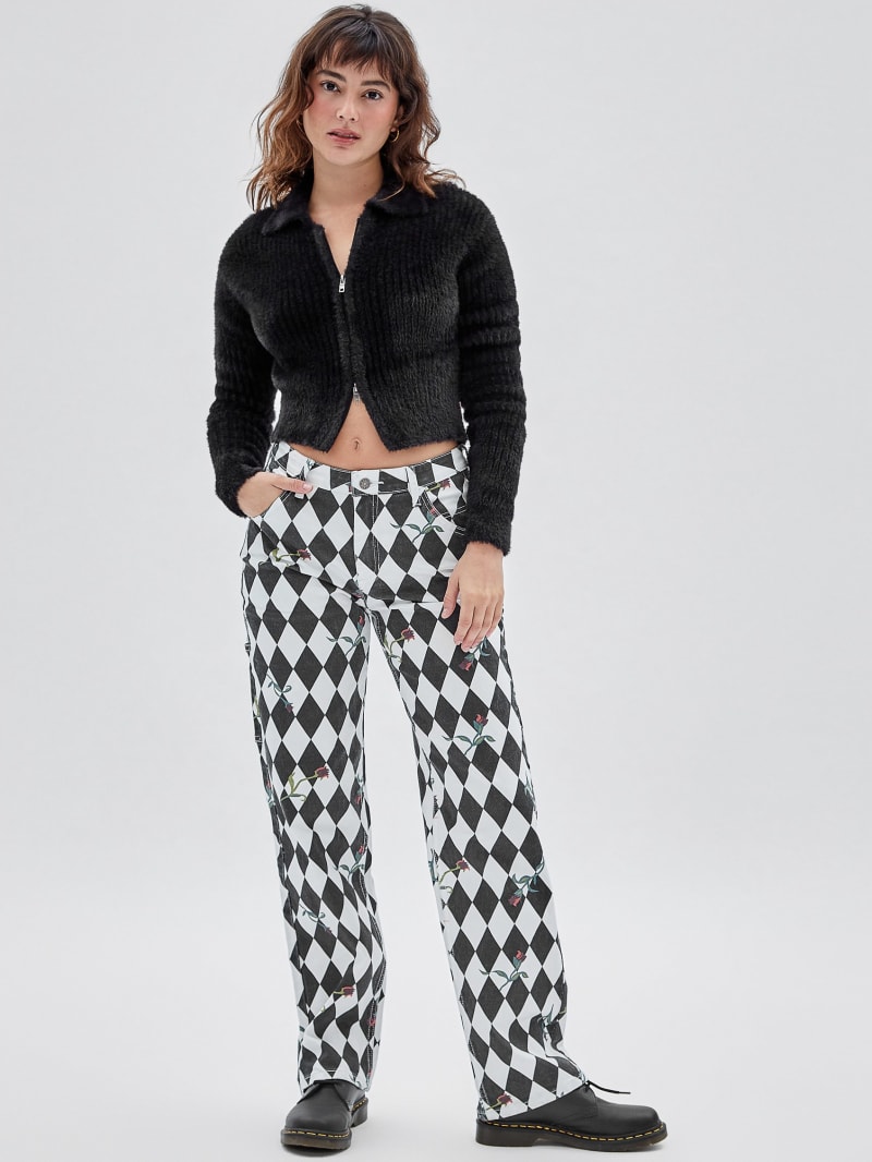 Guess GUESS Originals Diamond Carpenter Jeans - Jet Black Multi Guess GUESS Originals Diamond Carpenter Jeans - Jet Black Multi