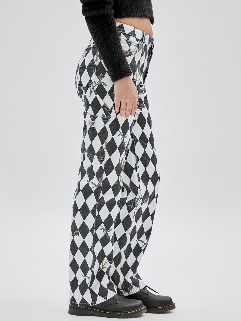 Guess GUESS Originals Diamond Carpenter Jeans - Jet Black Multi Guess GUESS Originals Diamond Carpenter Jeans - Jet Black Multi