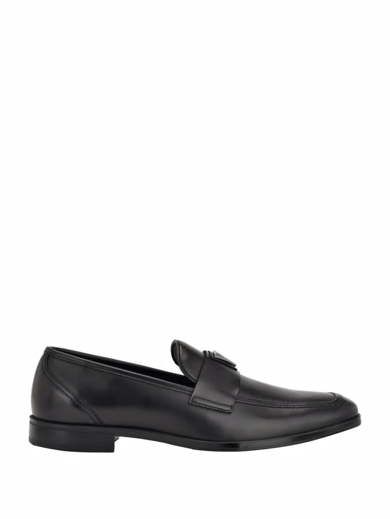 Guess Hemmer Triangle Logo Loafers - Black 001 Guess Hemmer Triangle Logo Loafers - Black 001