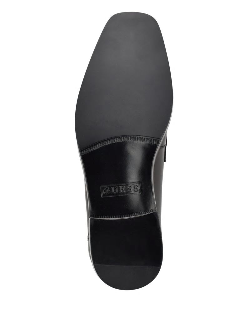 Guess Hemmer Triangle Logo Loafers - Black 001 Guess Hemmer Triangle Logo Loafers - Black 001