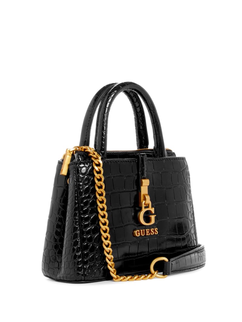 Guess G James Mini Satchel - Black Guess G James Mini Satchel - Black