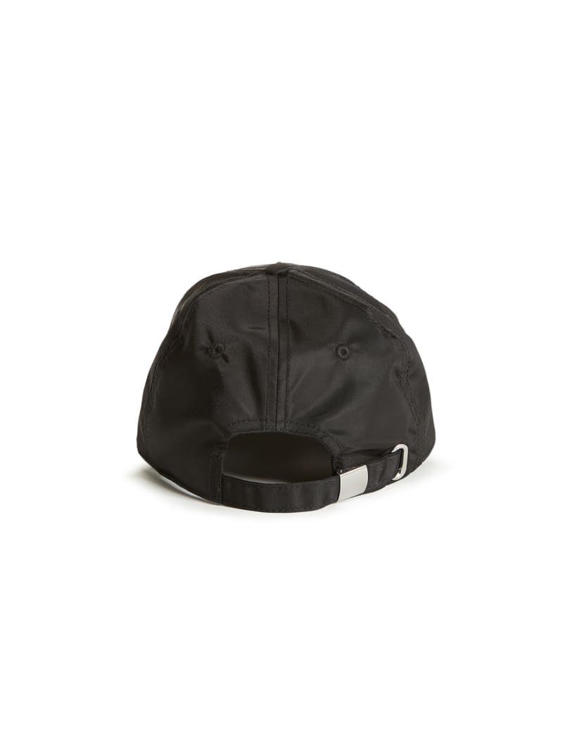 Guess Certosa Nylon Baseball Hat - Black Floral Print Guess Certosa Nylon Baseball Hat - Black Floral Print