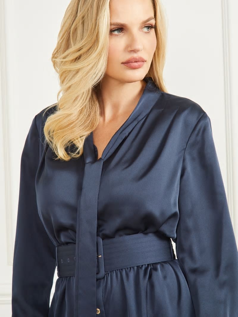 Guess Dianne Shift Dress - Blackened Blue Guess Dianne Shift Dress - Blackened Blue
