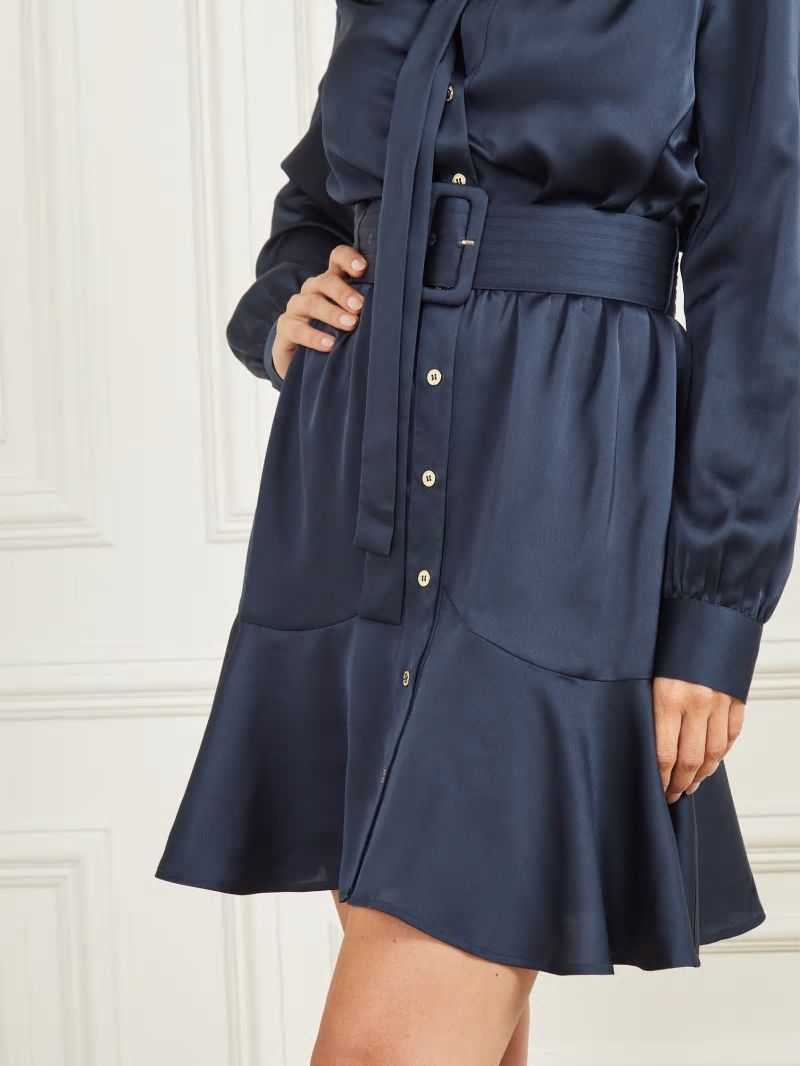 Guess Dianne Shift Dress - Blackened Blue Guess Dianne Shift Dress - Blackened Blue