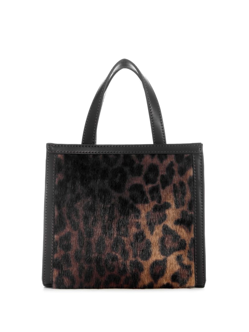 Guess Bergen Compartment Mini Tote - Leopard Guess Bergen Compartment Mini Tote - Leopard