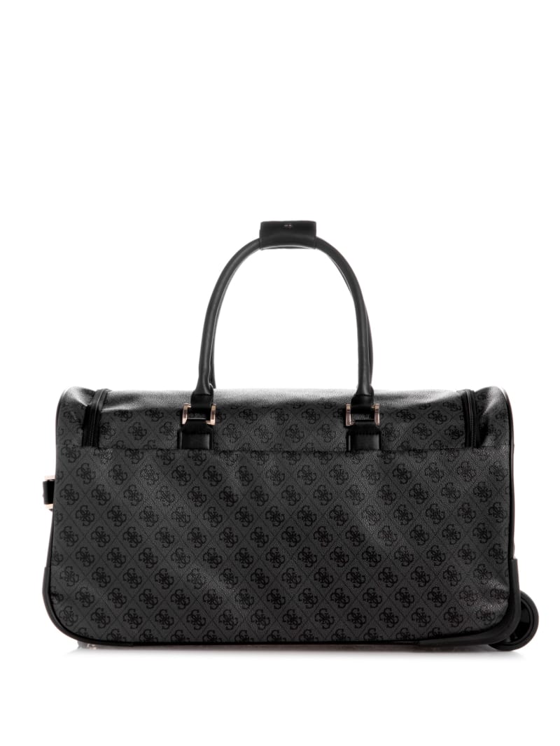 Guess Jesco Wheeled Duffel Bag - Coal Multi Guess Jesco Wheeled Duffel Bag - Coal Multi
