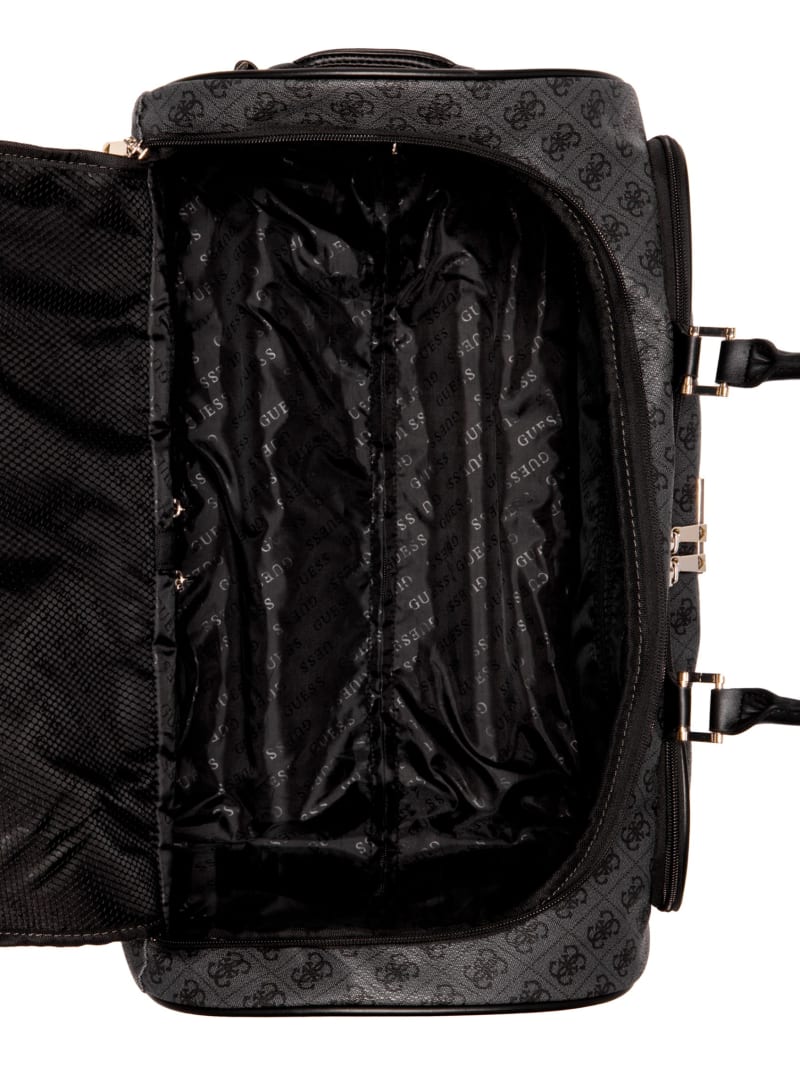 Guess Jesco Wheeled Duffel Bag - Coal Multi Guess Jesco Wheeled Duffel Bag - Coal Multi