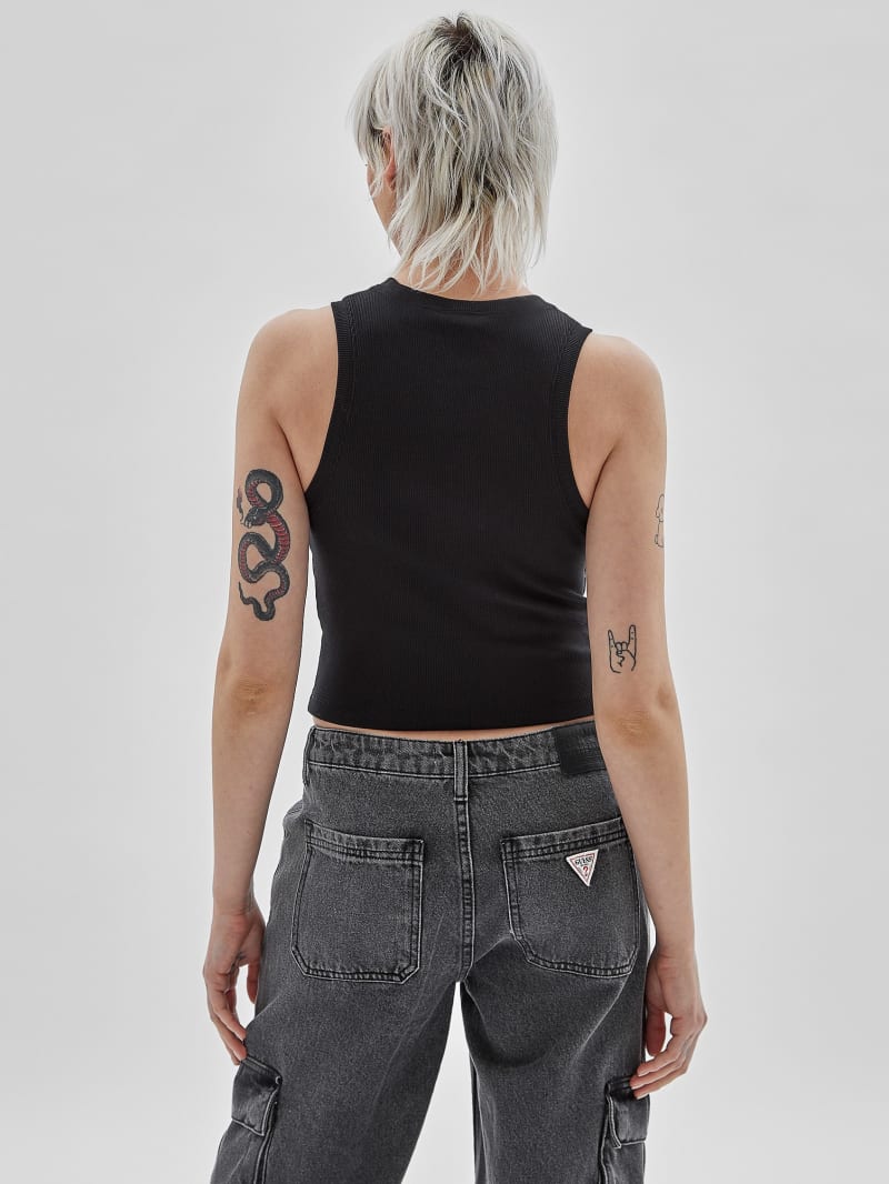 Guess GUESS Originals Cropped Tank - Black Guess GUESS Originals Cropped Tank - Black