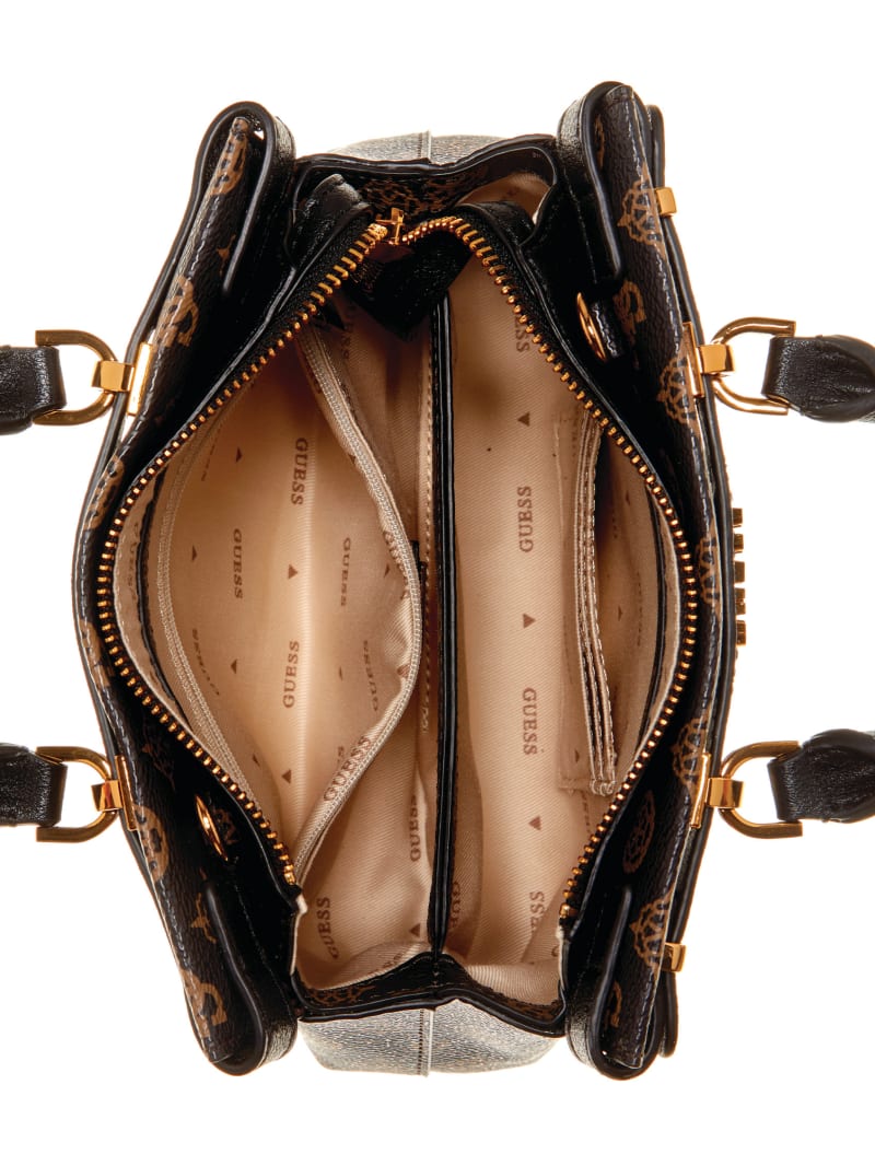 Guess Sestri Peony Mini Satchel - Brown Guess Sestri Peony Mini Satchel - Brown
