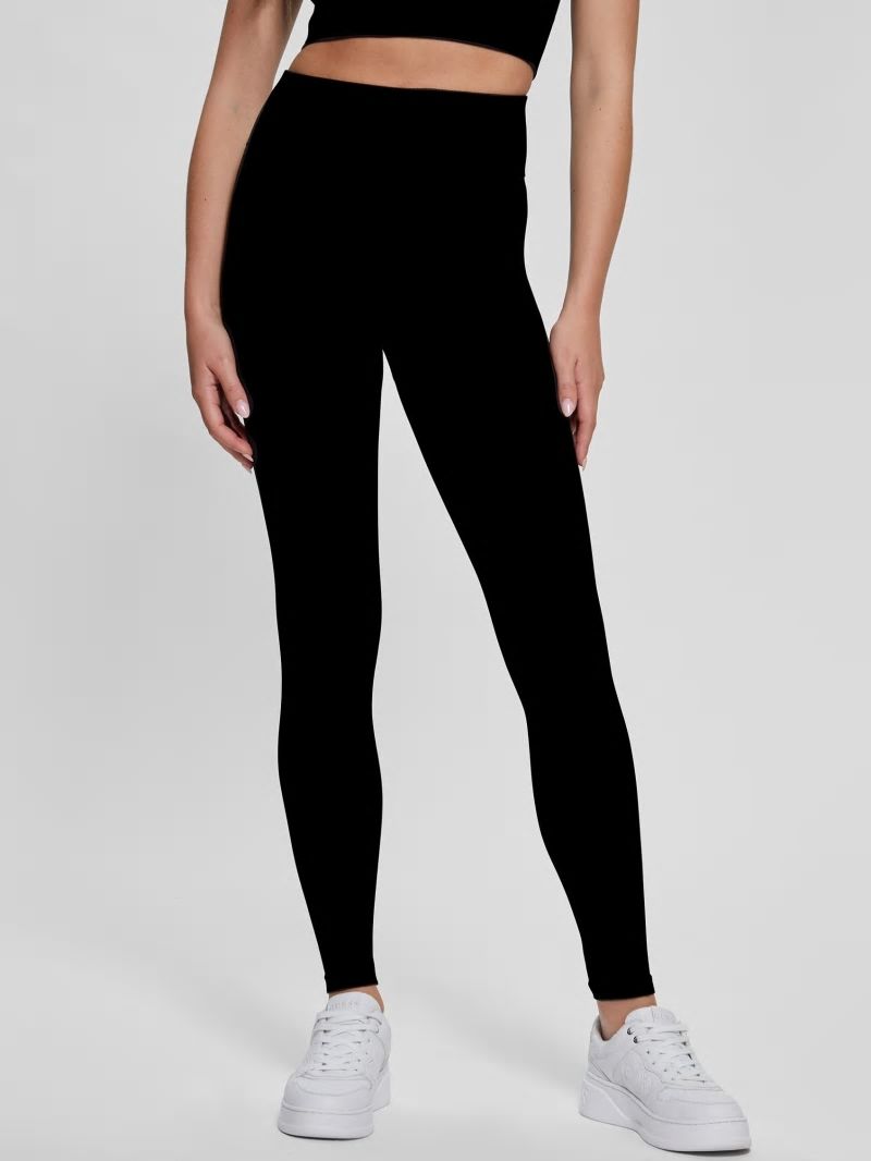 Guess Seamless Ribbed Leggings - Black Guess Seamless Ribbed Leggings - Black