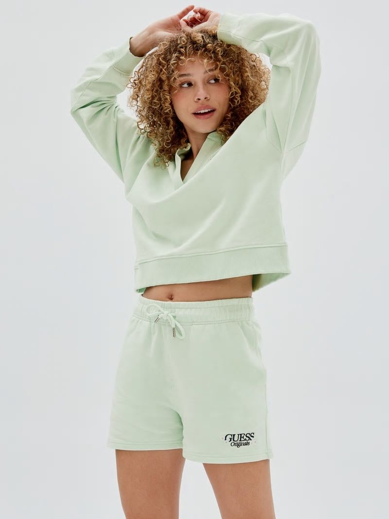 Guess GUESS Originals Polo Shirt - Soft Jade Guess GUESS Originals Polo Shirt - Soft Jade
