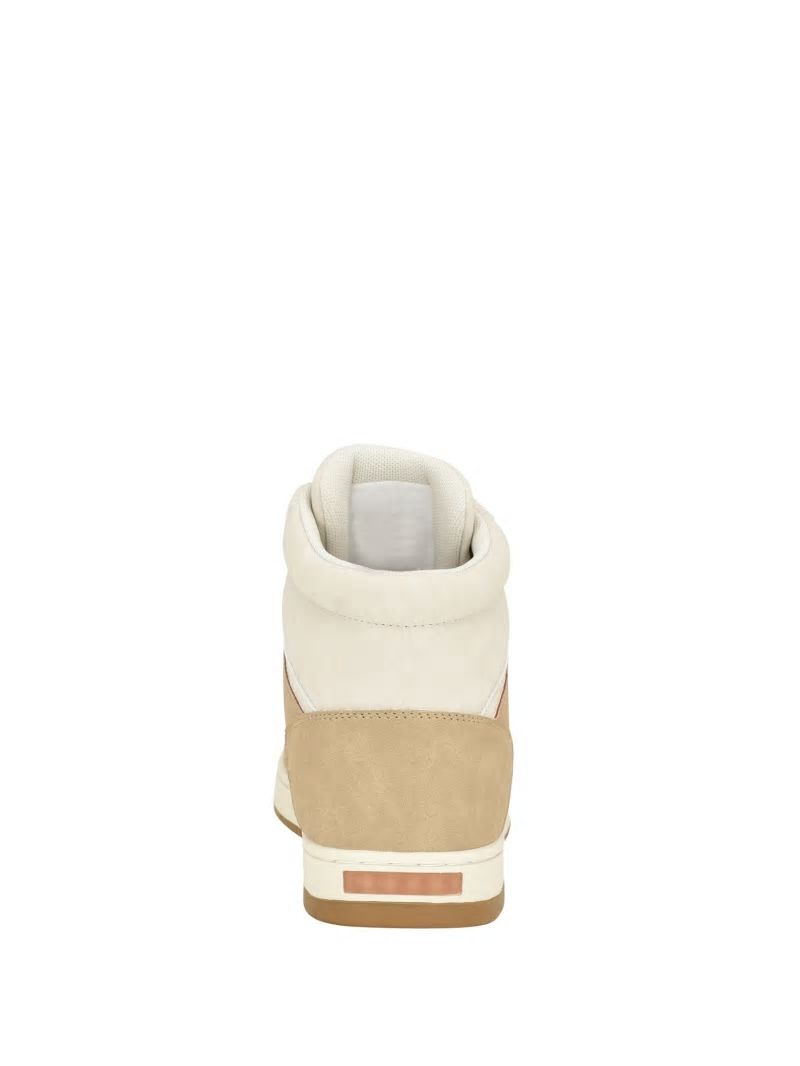 Guess Tubulo Triangle High-Top Sneakers - Light Brown Guess Tubulo Triangle High-Top Sneakers - Light Brown