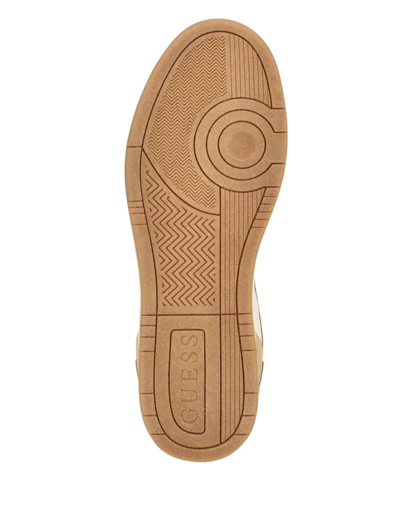 Guess Tubulo Triangle High-Top Sneakers - Light Brown Guess Tubulo Triangle High-Top Sneakers - Light Brown