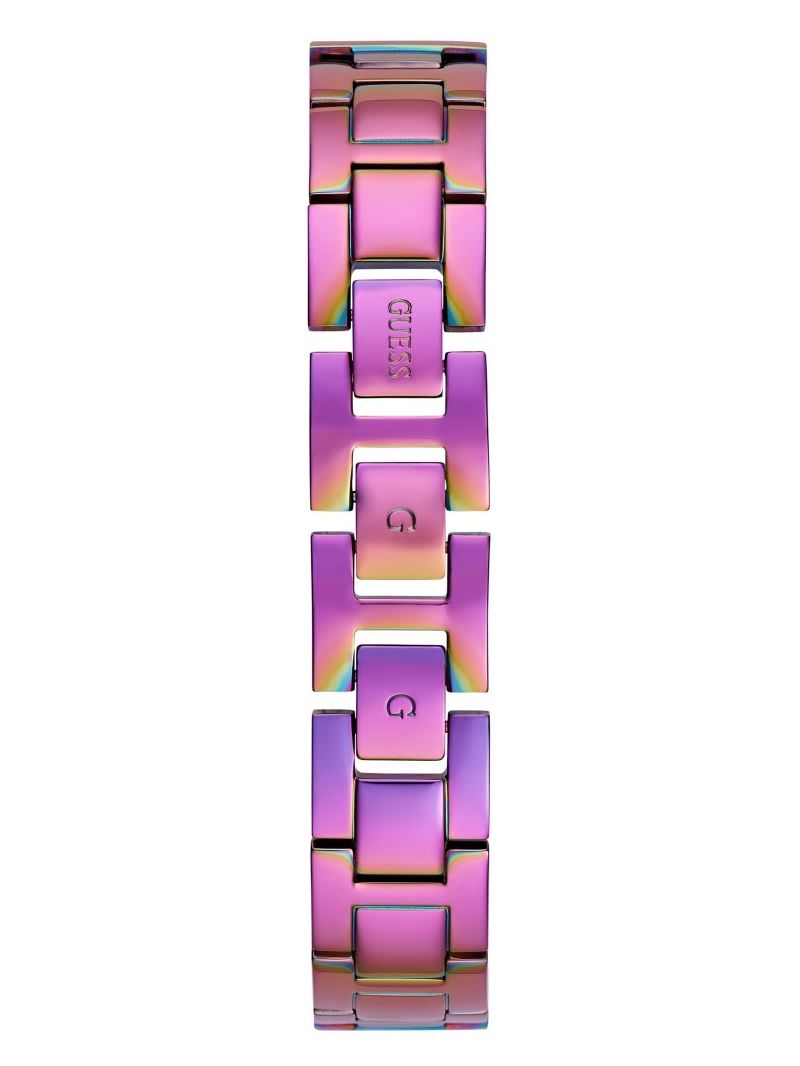 Guess Iridescent Rhinestone Analog Watch - No Description Guess Iridescent Rhinestone Analog Watch - No Description