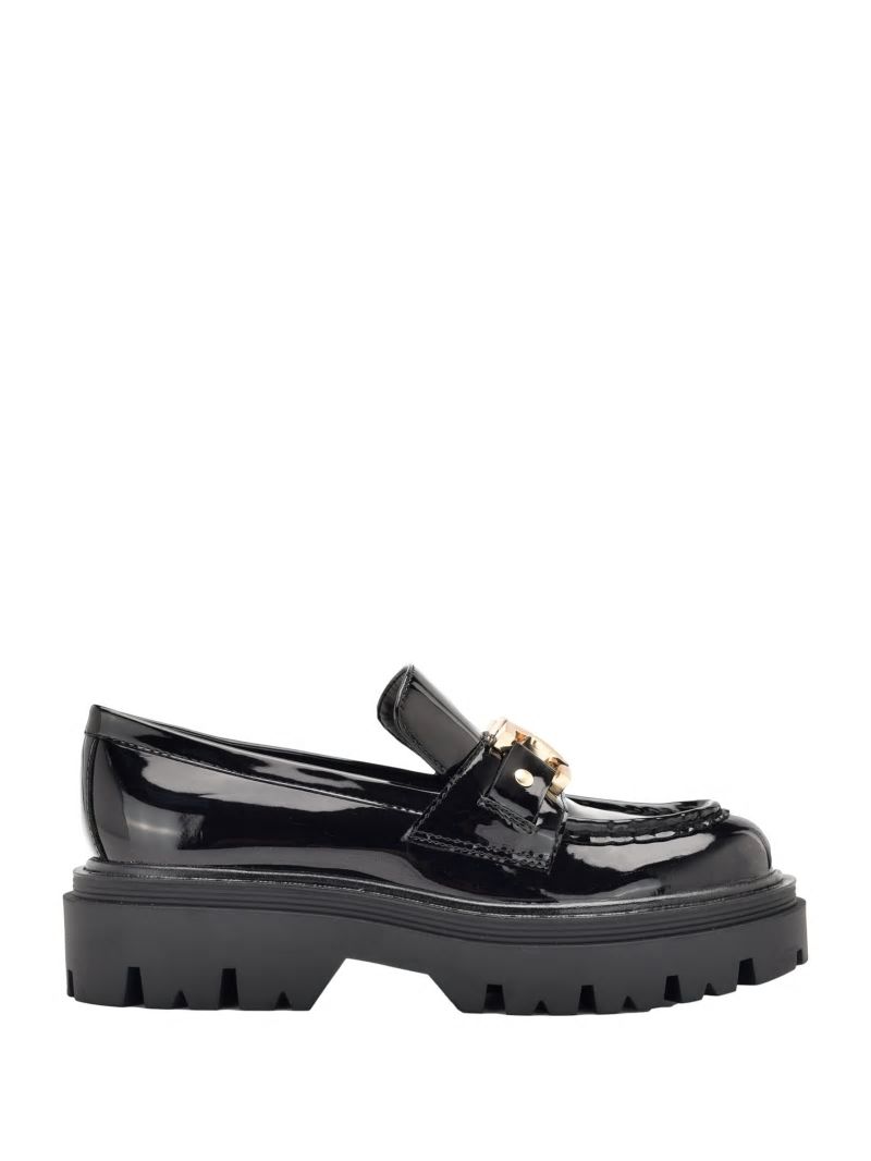 Guess Keates Lug-Sole Loafers - Black 001 Guess Keates Lug-Sole Loafers - Black 001