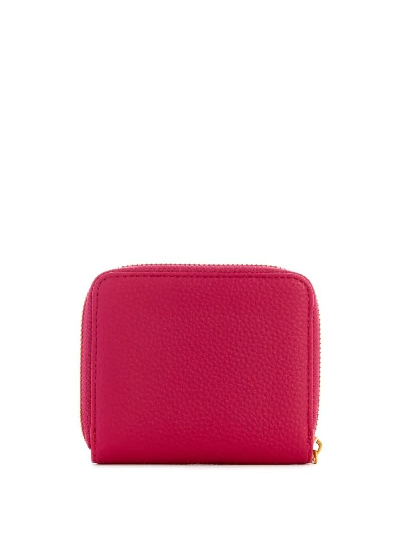 Guess Laryn Small Zip-Around Wallet - Fuchsia Guess Laryn Small Zip-Around Wallet - Fuchsia